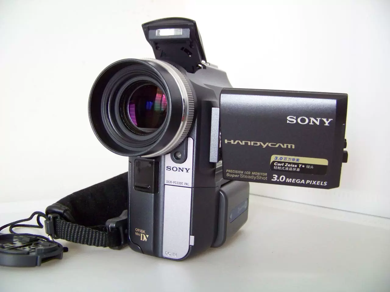 Sony/索尼DCR-PC330E复古DV磁带摄像机Vlog微博客小红书B站