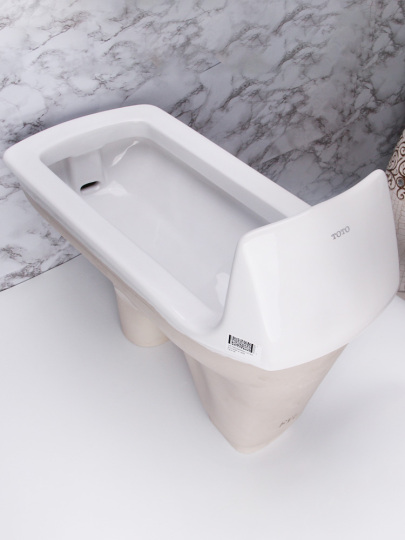 TOTO Cw7rb Squat Toilet - Rear Inlet, No Tank