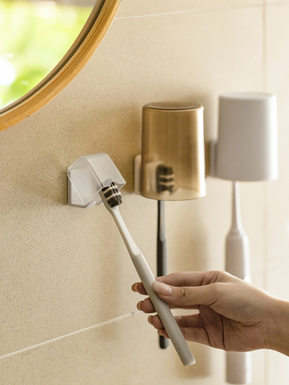 Ecoco – Ensemble De Porte Brosses À Dents, Support De Rangement Pour Brosse À Dents De Salle De Bain Avec Gobelet Et Distributeur De Dentiice Du 10,59 € | DHgate