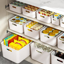 Japanese Kitchen Organizer Snack Storage Box Drawer Storage Cabinet Dormitory Household Miscellaneous Items Desktop Storage Basket