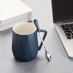 Creative Men's High-End Mug Tea Cup Men's Cup Office Home Water Cup Large Capacity Ceramic Cup