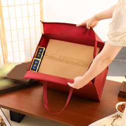 Gift Bags, Tote Bags, Gift Pouches, Zipper Bags, Whole Box of Liquor, Foreign Liquor, Moutai, Wuliangye, Non-Woven Fabric, New Year Gifts, Cigarettes, Tea