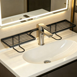 Vertical Faucet Storage Rack for Bathroom, Toilet, Washbasin, Kitchen, No-Drill Sink Drainage Storage