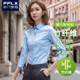 Stretch shirt for women, three-quarter sleeve doll collar white shirt, mid-sleeved professional work clothes, formal business OL half-sleeved top