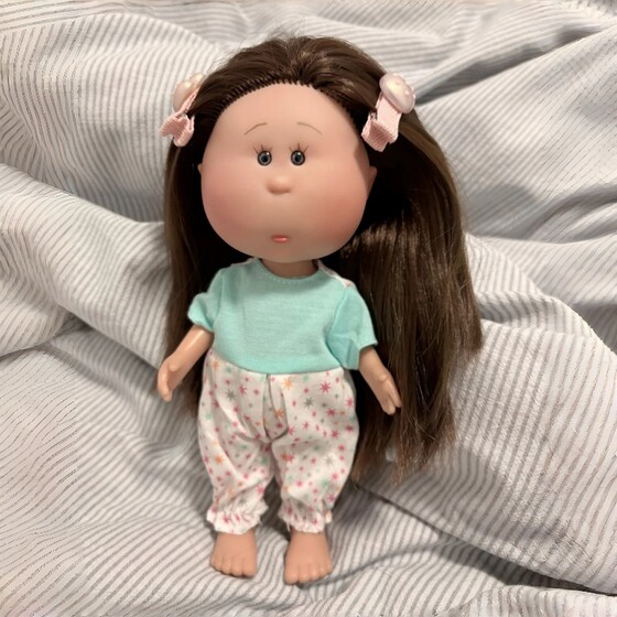 
Potato doll naked baby genuine Spanish mia 24cm clothes and shoes suit doll Waldorf handmade doll L