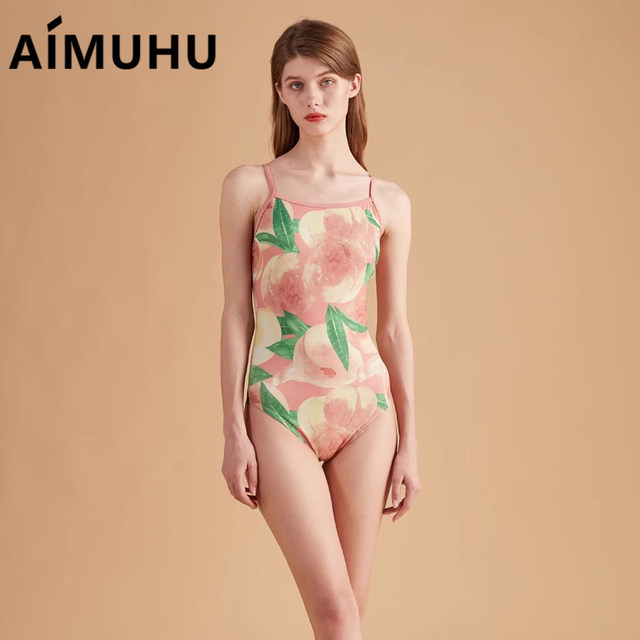 Aimuhu Sweet Pink Cross -type Cross -Triplet Triangle Swimsuit Female casual surfing swimsuit is white
