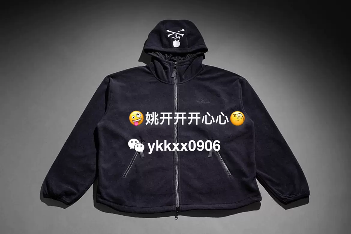 Mastermind Japan Wild Things 22AW秋冬联名抓绒拉链帽衫-Taobao