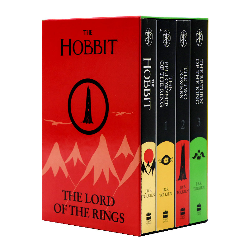 ホビットの冒険と指輪物語 4巻セット - J.R.R.トールキン - 英語
