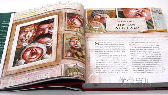 ハリー・ポッターと賢者の石 - イラスト入りハードカバー - J.K.ローリング