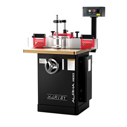 Harvey's New Alpha Series Milling Machine Hw303 Woodworking Vertical Milling Precision Machinery Slotting and Tenon Making