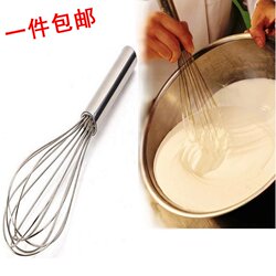 Baking tools manual egg beater thickened stainless steel mixer egg cream whipped dough household mixing stick