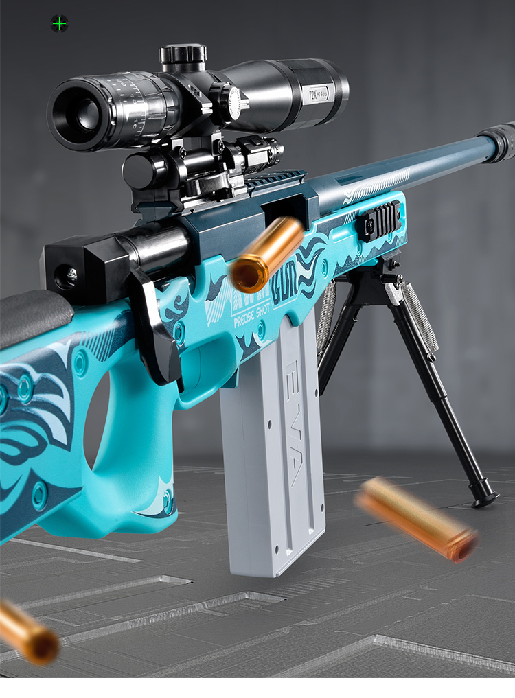 スナイパーライフル 銃 98K 狙撃銃おもちゃ銃 AWMスナイパーライフル EVAソフトブ