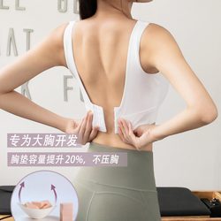 Wake up Your Abs Line with This Large-Bust Sports Bra for Women, Shockproof, Anti-Sagging, Fitness Bra, High-Intensity, Beautiful Back Yoga Tank Top