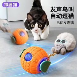 Cat Toy Automatic Teasing Ball for Self-Entertainment and Boredom Relief, Electric Smart Remote Control Toy Ball for Kittens and Young Cats