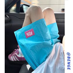 Quick-Drying Sports Shorts for Women, Summer Thin Style 2026 New Ice Silk Five-Point Shorts, Student Casual Wide-Leg Mid-Length Pants for Outdoor Wear