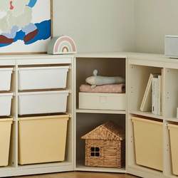 Korean Children's Corner Storage Cabinet Bookshelf Storage Rack Toy Cabinet Picture Book Rack Combination Furniture Wardrobe Drawer Cabinet