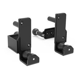 Ttcz Professional Barbell Rack with Roller, Interval Shaft, Squat and Bench Press Protection Frame with Lock Buckle J-Hook Hook