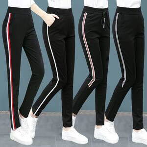 
Sport pants for women in spring, summer, autumn and winter new high-waisted large-size Harem women's pants casual elastic elastic waist wear long trousers