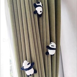 Curtain Decoration Accessories, Small Ornaments, Embellishments, Hanging Decorations, Sheer Curtains, Door Curtains, Pins, Brooches, Panda Air Conditioning Duct Decorations