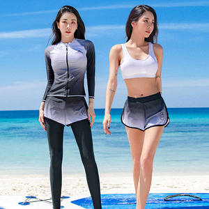 
Diving suit women long sleeve split couple new sun protection quick-drying surfing swimsuit suit snorkeling suit jellyfish suit men