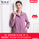 Middle-aged women's clothing 2025 spring wear new simple solid color stretch windbreaker jacket mother fashionable spring and autumn loose top