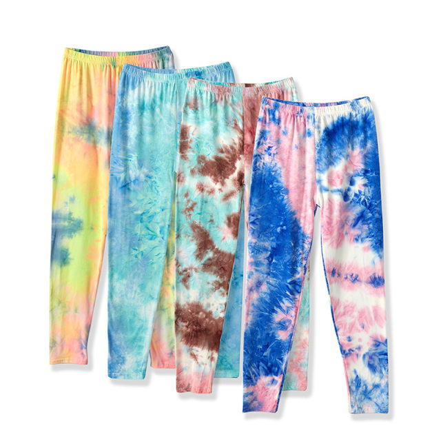 Women's Printed Brushed Leggings – Bulk Lot Of 6, Assorted Aztec & Ethnic Patterns, One Size