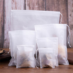 100 Non-Woven Tea Bags, Disposable Tea Bags, Decoction Bags, Marinade Spice Packaging Bags, Medicine Bags