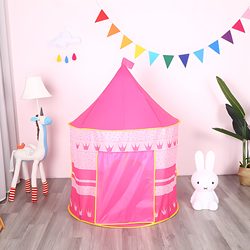 Children's Indoor Tent Small-Sized Playhouse Princess Baby Pretend Play Girl Foldable Big House Ocean Ball Pool