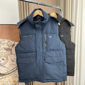 
Big product! Thickened and warm! Autumn and winter men's foreign trade high-end outdoor casual weatherproof vest cotton vest