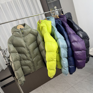 
Urban function! Light and fluffy! Foreign trade men's winter couple's thickened cold-resistant hooded cotton coat trendy