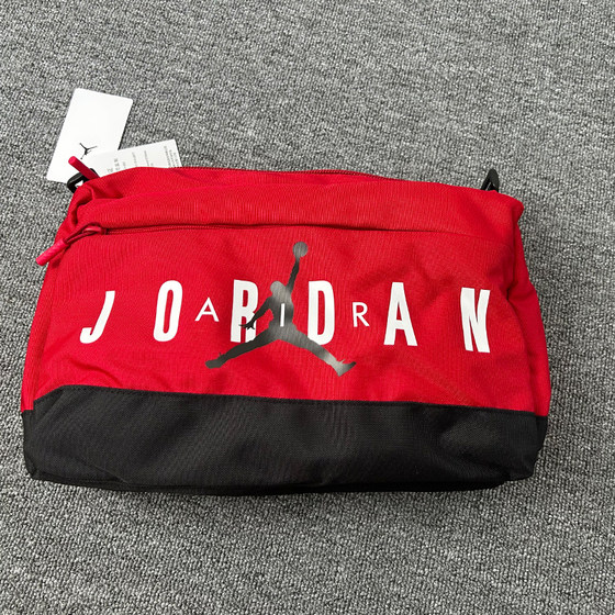 Jordan crossbody bag shoulder bag men and women bag red training bag travel storage aj sports bag breast bag cycling bag