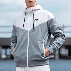
Nike Spring New Thin Jacket Running Breathable Sports Jacket Men's Hooded Training Top Casual Apparel
