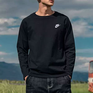 
Nike Nike genuine thin black long-sleeved pure cotton inner wear men's loose breathable sports T-shirt new base shirt