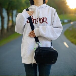 
Jordan outdoor shoulder bag Nike Nike genuine black crossbody bag men's sports bag women's bag casual travel bag