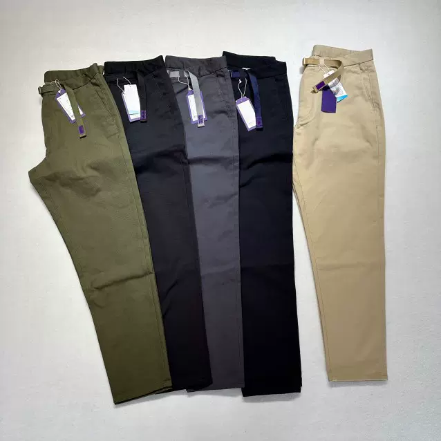 现货定番紫标Stretch Twill Tapered Pants锥形休闲长裤NT5051N-Taobao