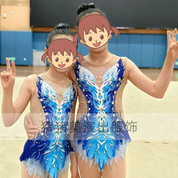 New Student Rhythmic Gymnastics Competition Uniforms, Children's Competitive Gymnastics Cheerleading Jumpsuits, Cheerleading Performance Costumes