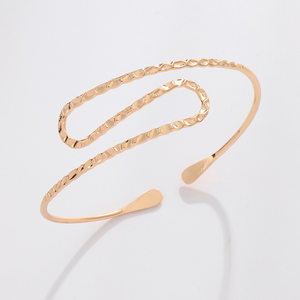 
New fashion European and American arm ring popular street patter bracelet creative irregular arm ring accessories jewelry temperament women