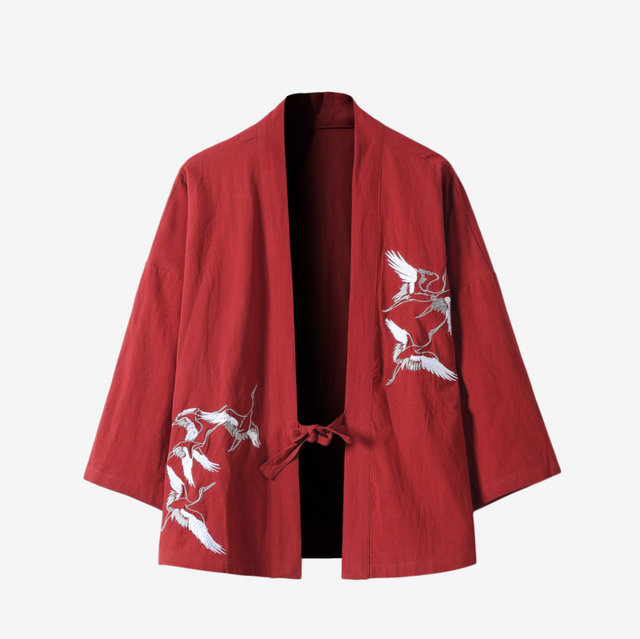 Chinese style improved Hanfu cardigan Taoist robe sun protection class ...