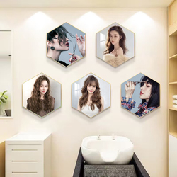 Hairdressing Shop Decoration Painting Background Wall Special Hair Design Wall Mural Wall High-end Hair Salon Barber Shop Hanging Painting
