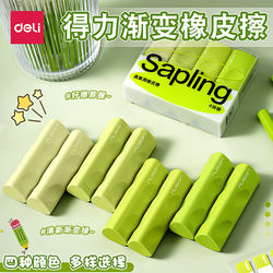 Deli Zhenjie Eraser with Hole Design, No Debris, Ultra Clean, Special for Elementary School Students, Triangular Eraser, High Aesthetic Value for Middle School Students, Easy to Grip, Leaves No Marks, Erases in Strips, Sketching and Art Eraser