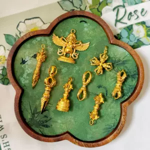 銅器 大鵬金翅鳥智慧迦楼羅鳥金剛杵 鎮宅 辟邪 開運