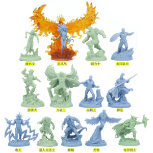 
KS Unlocked Item Outer Box 4 Zombie Universe Marvel Endless Killing Board Game Model Dark Phoenix Human Torch Magneto