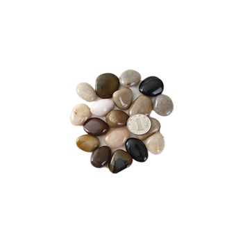 Gardening supplies, cobblestone colored stone fish tank flower pot decorative Yuhua stone river sandstone small stone courtyard pavement
