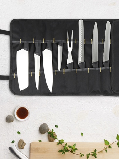 Borsa portautensili con 38 tasche, borsa per attrezzi pieghevole, borsa