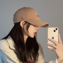 Hong Kong Purchasing Peaked Cap, Hard-top Baseball Cap For Women, Spring And Autumn, Small Face, Enlarged Head Circumference, Fashionable Widened Brim And Deep Top