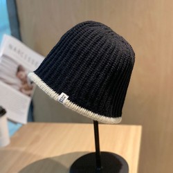 Hong Kong Purchasing Agent For Autumn And Winter Woolen Fisherman's Hat For Women, Small Knitted Hat With Small Face, Korean Style Bucket Hat