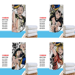 Volleyball Boys Series Towels Bath Towels Pad Towels Home Use Sports Fitness Travel Bathing Dirt-Repellent Outdoor American Style Quick-Drying