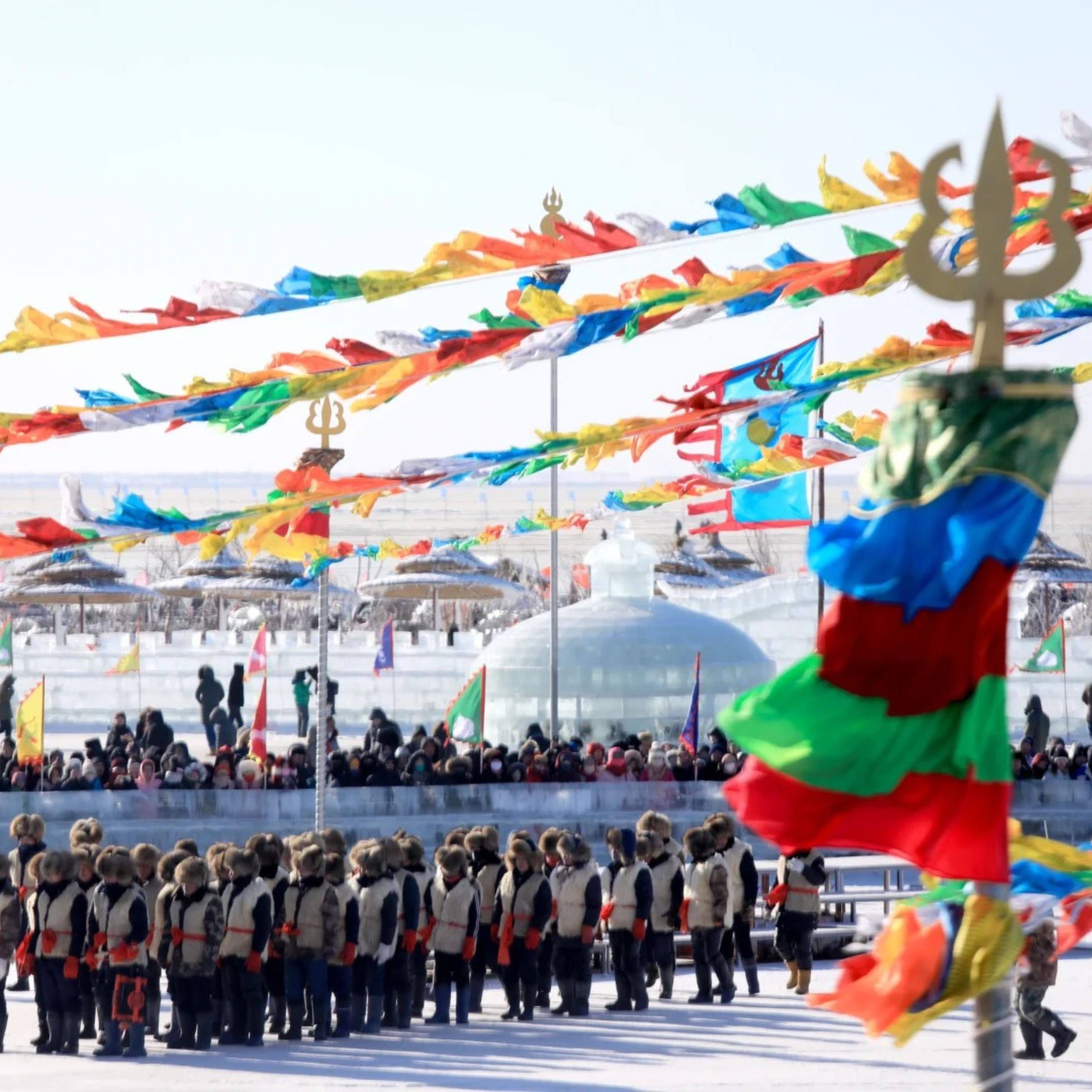 【25年冬季预售】长春往返查干湖/上门接送/品尝鱼宴/配防滑冰爪