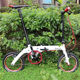 FNHON popular 412 folding bike modified folding bike 20/14 inch mini external three-speed folding bike