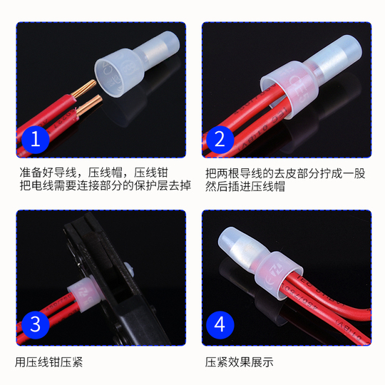 60 Pezzi Connettori Per Fili Elettrici - Impermeabili Blu/Nero E Standard Arancione - Foto 8